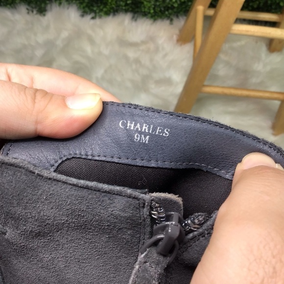 Tahari Charles suede ankle booties tamarind - Picture 2 of 5